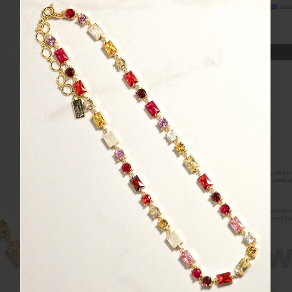 JAGGER NECKLACE- CALYPSO Rainbow Moonstone - Picture 3 of 3